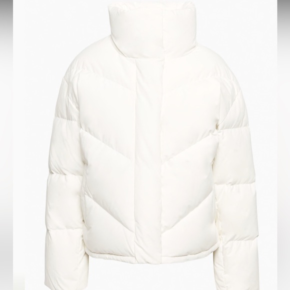 Funnel neck goose down puffer jacket - Picture 5 of 7